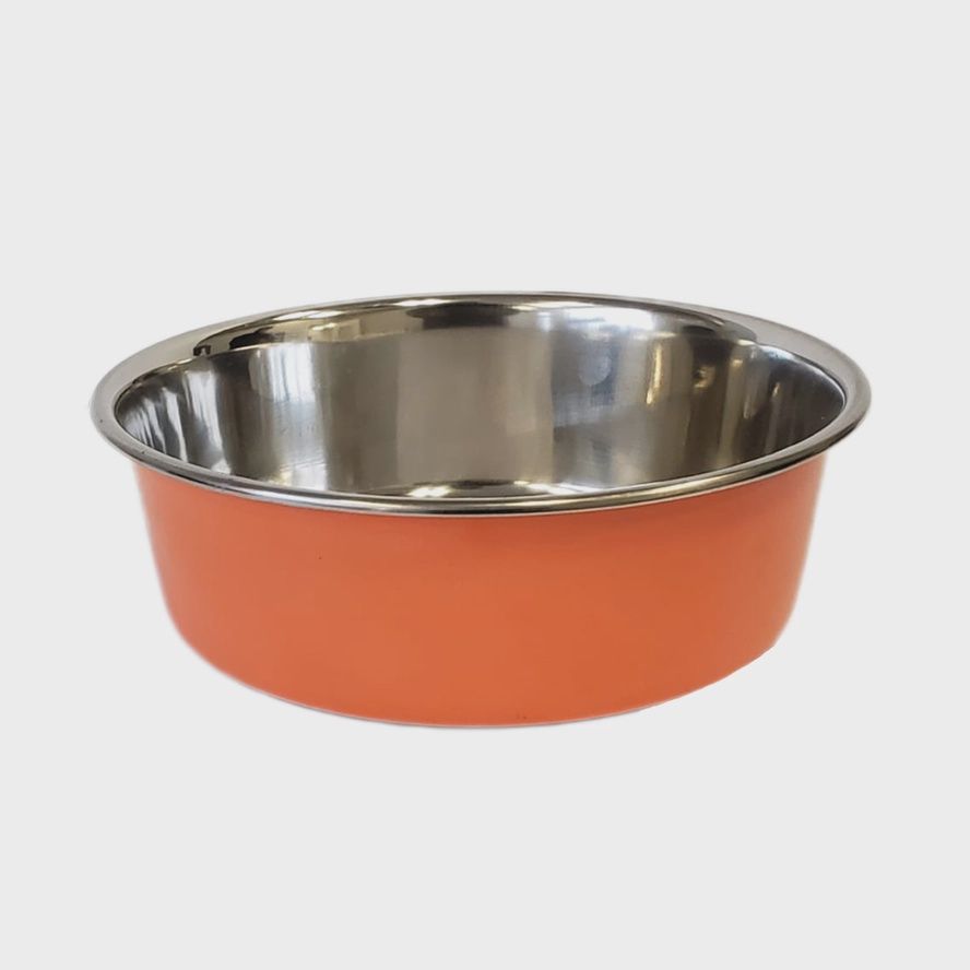 Anti-Slip Heavy Gauge Orange 64 Oz Dog Bowl