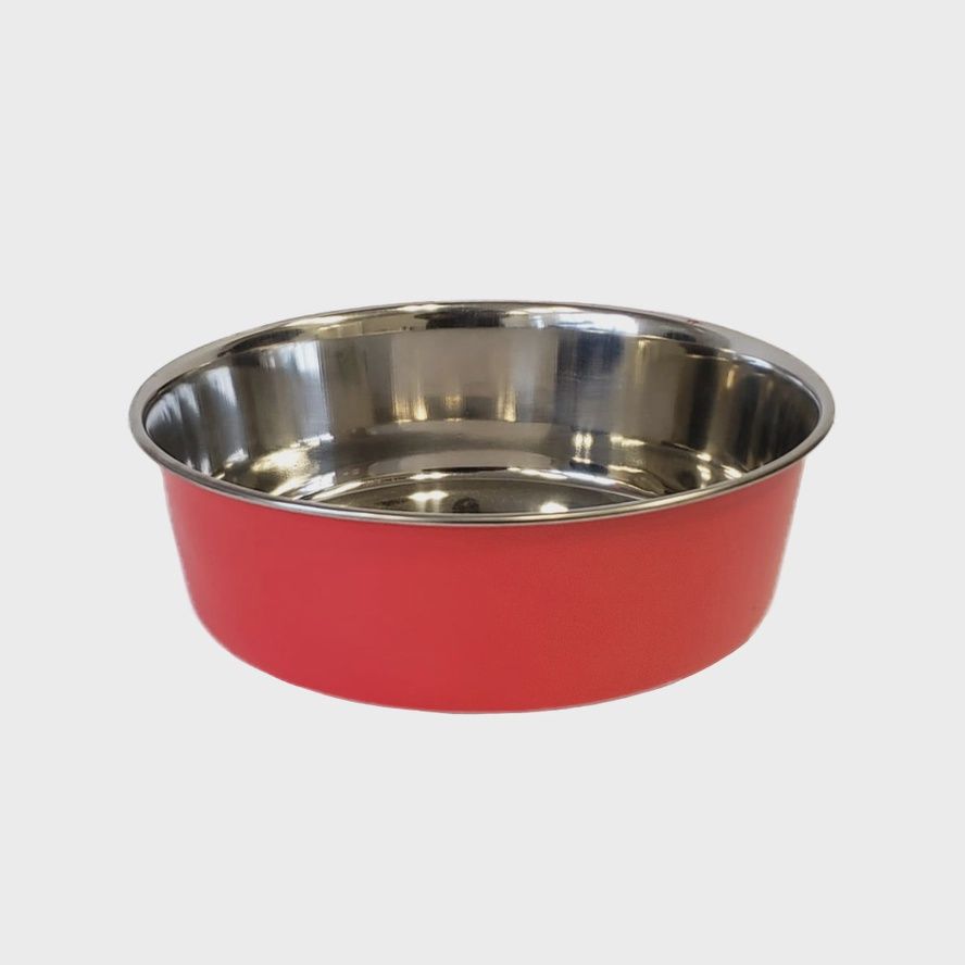 Anti-Slip Heavy Gauge Red 96 Oz Dog Bowl