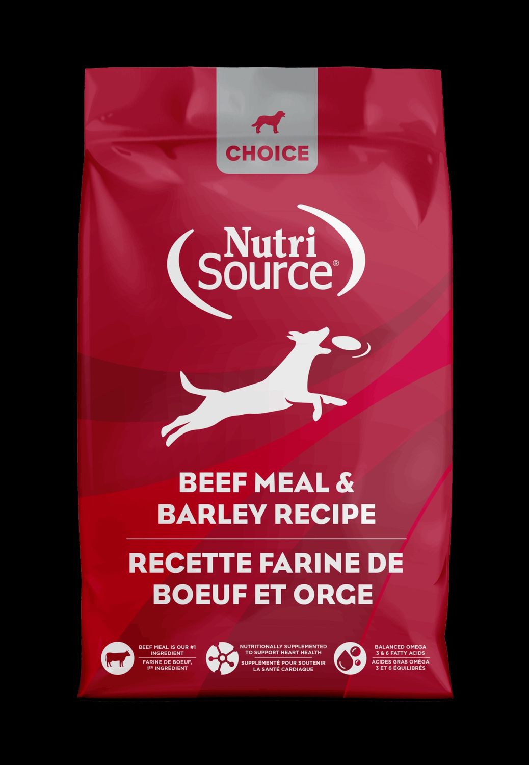 Nutrisource Choice Beef &amp; Barley 40#