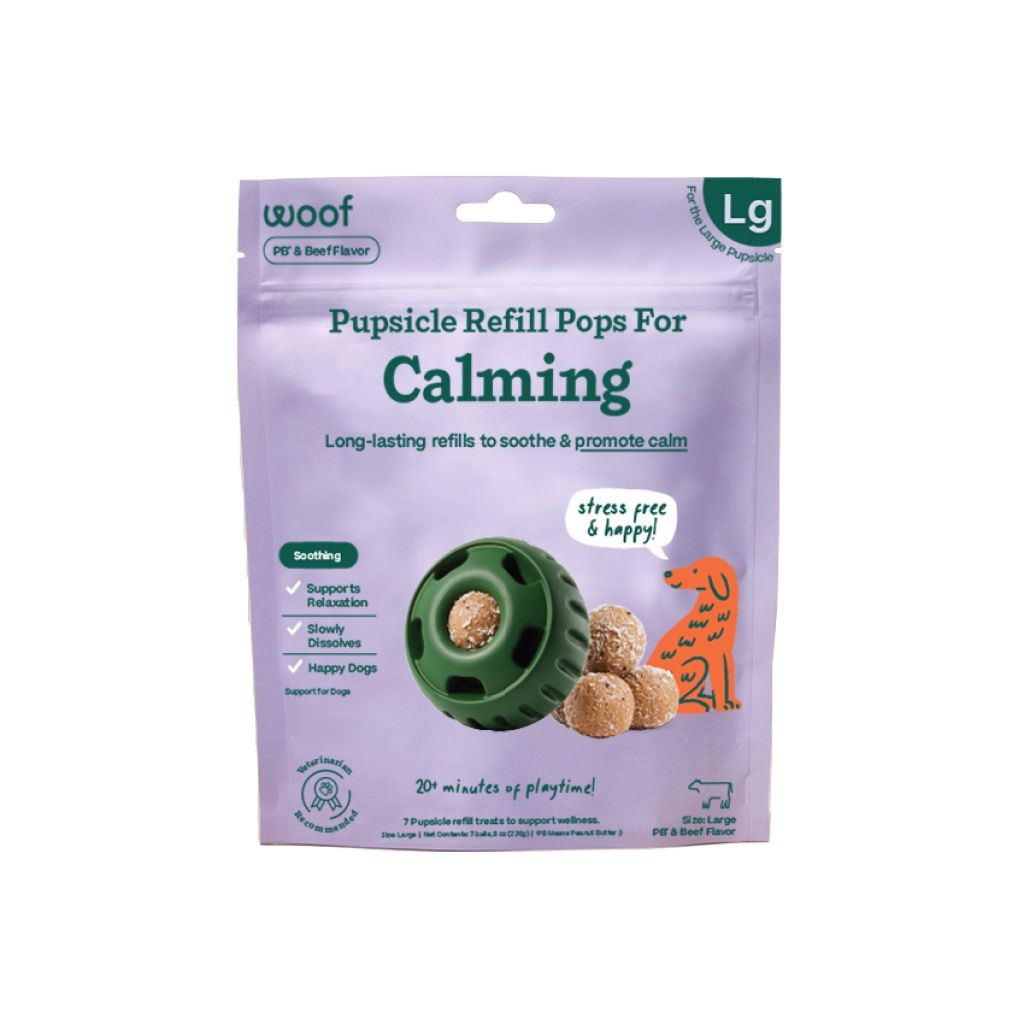 WOOF DOG WELLNESS POPS CALMING LARGE 8OZ