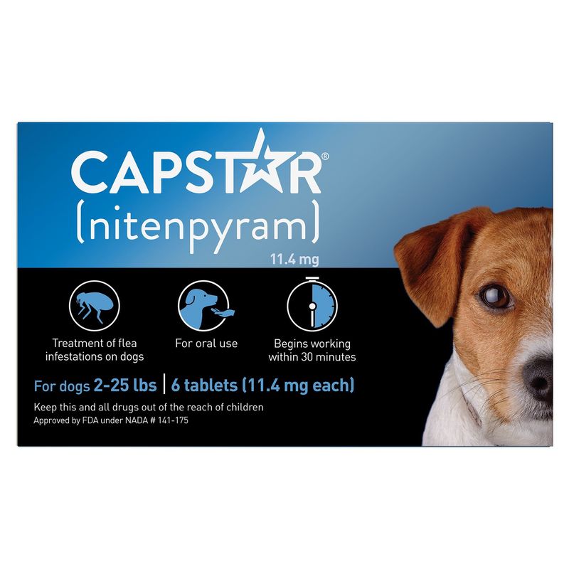 Capstar Flea Tabs Dogs 2-25 Lbs