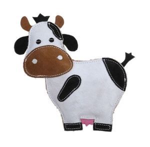 Country Trails Daisy Cow Leather Chew Toy