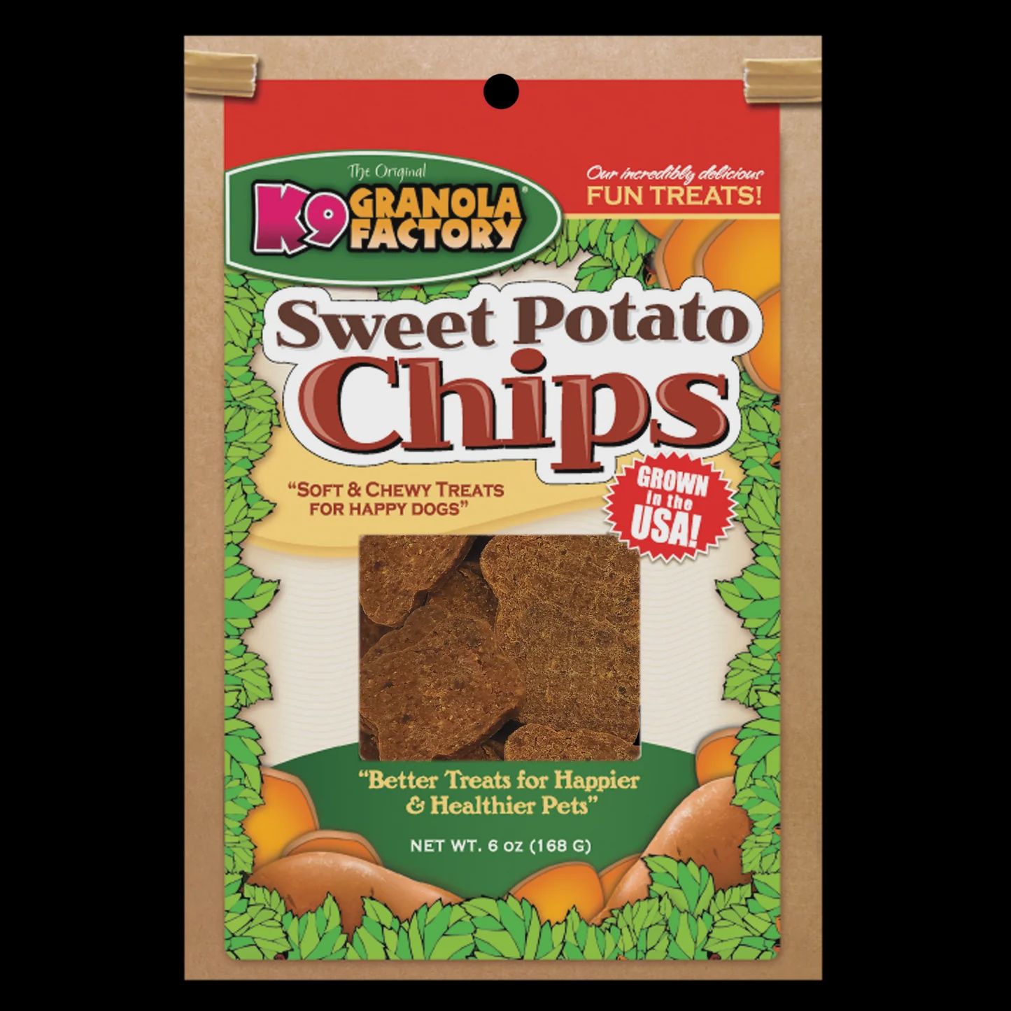 8OZ K9 GRANOLA FACTORY SWEET POTATO CHIPS