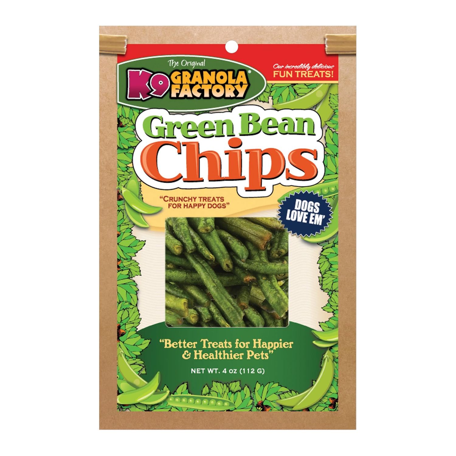 5OZ K9 GRANOLA FACTORY GREEN BEAN CHIPS