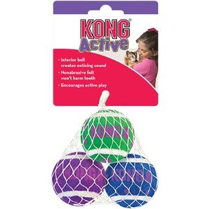 KONG CAT TENNIS BALL WITH BELLS