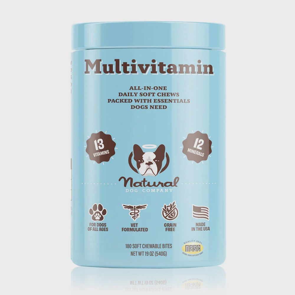 NATURAL DOG COMPANY MULTIVITAMIN 180CST CS/4