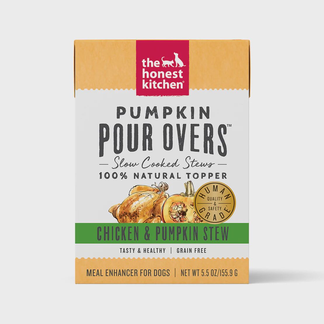 POUROVER BONE BROTH CHICKEN/PUMPKIN