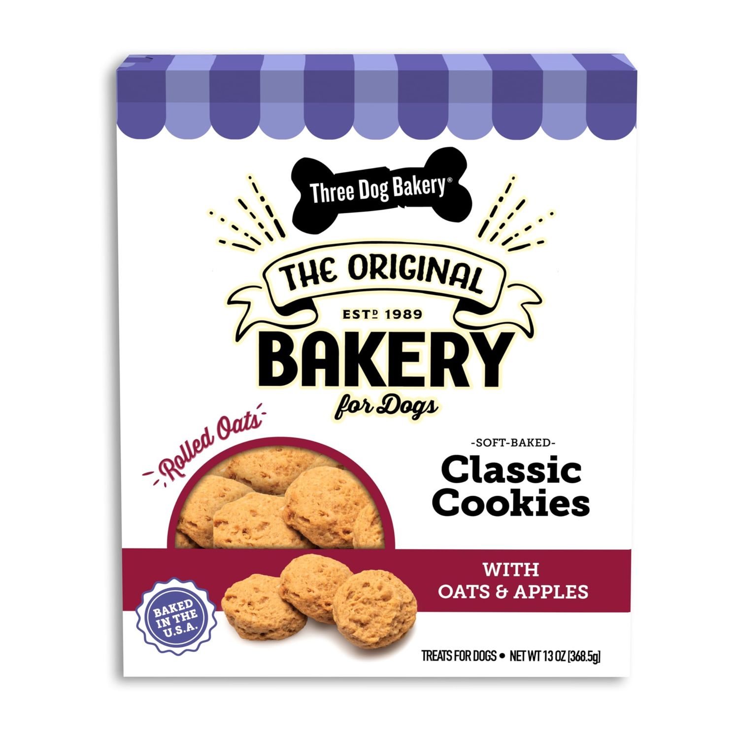 THREE DOG BAKERY OATS &amp; APPLE