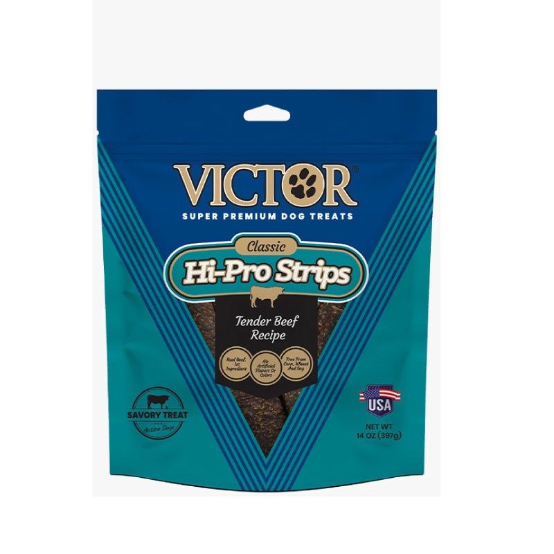 VICTOR HI-PRO BEEF STRIPS 14OZ