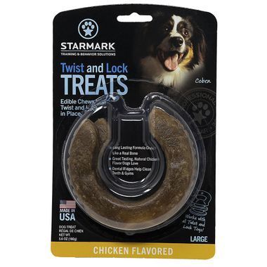 Starmark Twist &amp; Lock Dog Treat Dispenser
