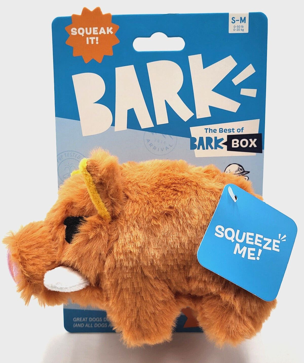 Bark Beau Wild Board Plush Dog Toy