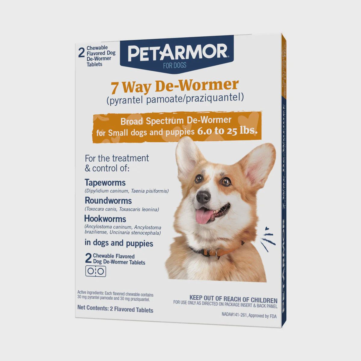 PetArmor Dewormer Small Dog 2 CT 7 Way