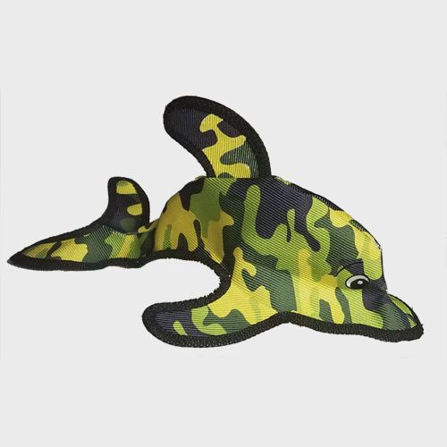 16&quot; Jungle Buddy Dolphin Dog Toy