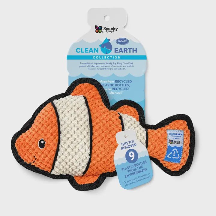 SPUNKY PUP CLEAN EARTH CLOWNFISH