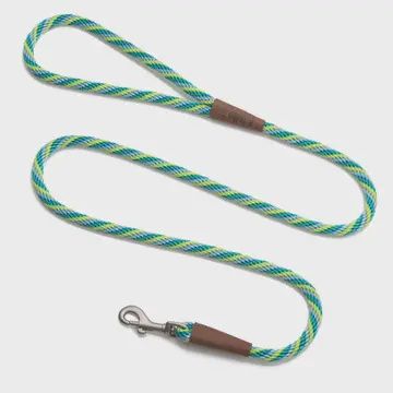 Small Snap Leash - 3/8&quot; X 6&#39;  Twist - Seafoam