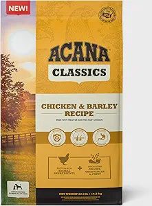 Acana Classic Chicken &amp; Barley Recipe 22.5#