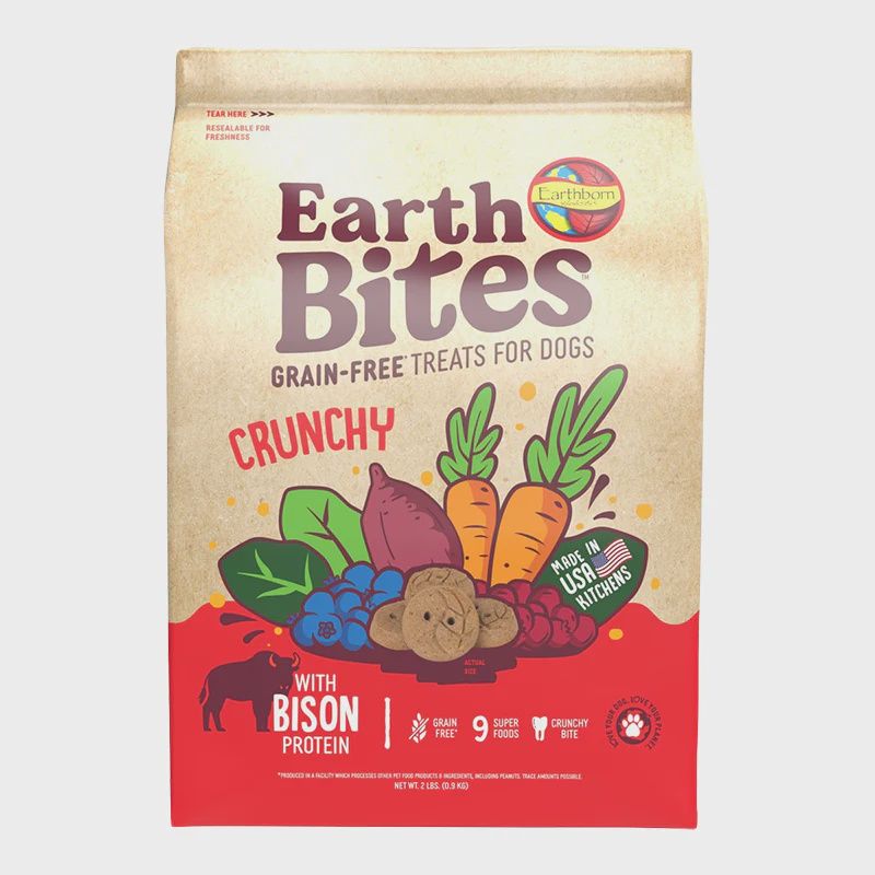 EarthBites Crunchy Bison &amp; Pumpkin Dog Treat 2#