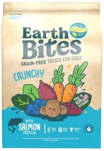 EarrthBites Crunchy Salmon &amp; Pumpkin Dog Treat 2#