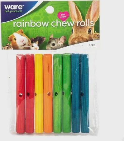 WARE RAINBOW CHEW ROLLS 8PC