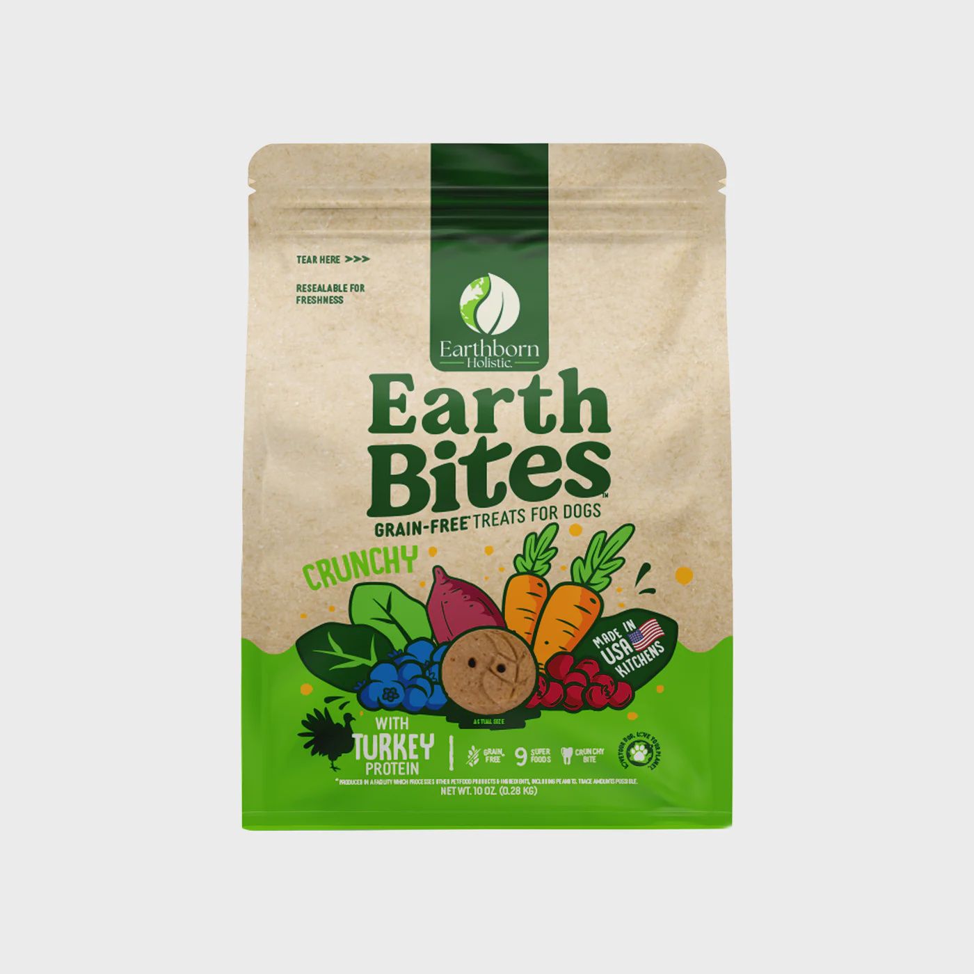 Earthbites Crunchy Turkey &amp; Pumpkin 2 Lb