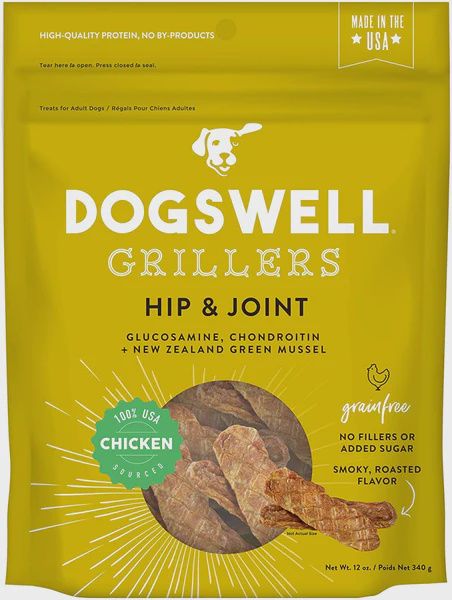 12OZ DOGSWELL HIP &amp; JOINT GRILLERS GF CHICKEN