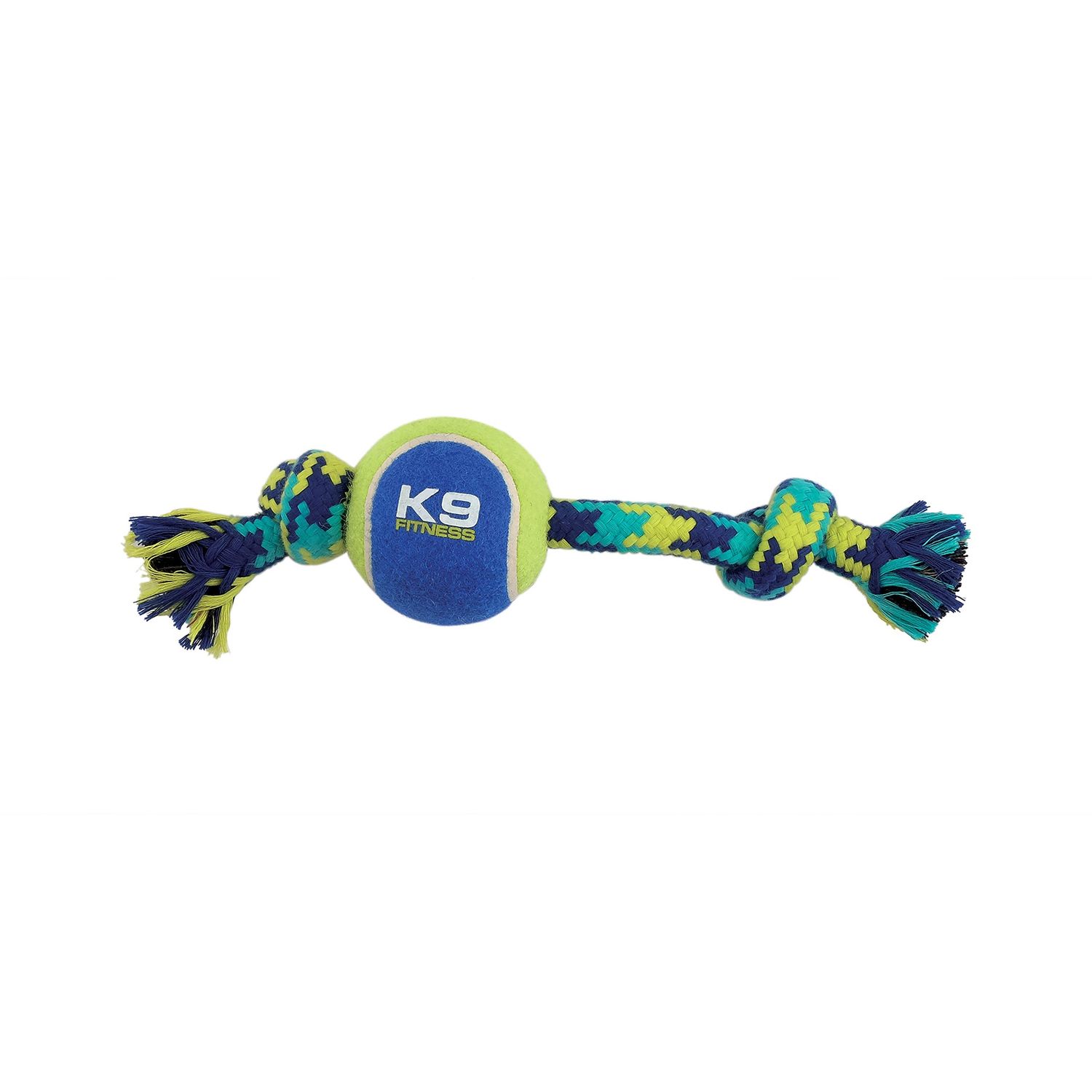KNOTTED ROPE BONE W/BALL-9&quot;