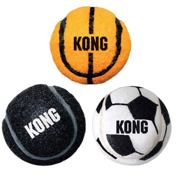 KONG SPORTS BALLS MEDIUM 3PK
