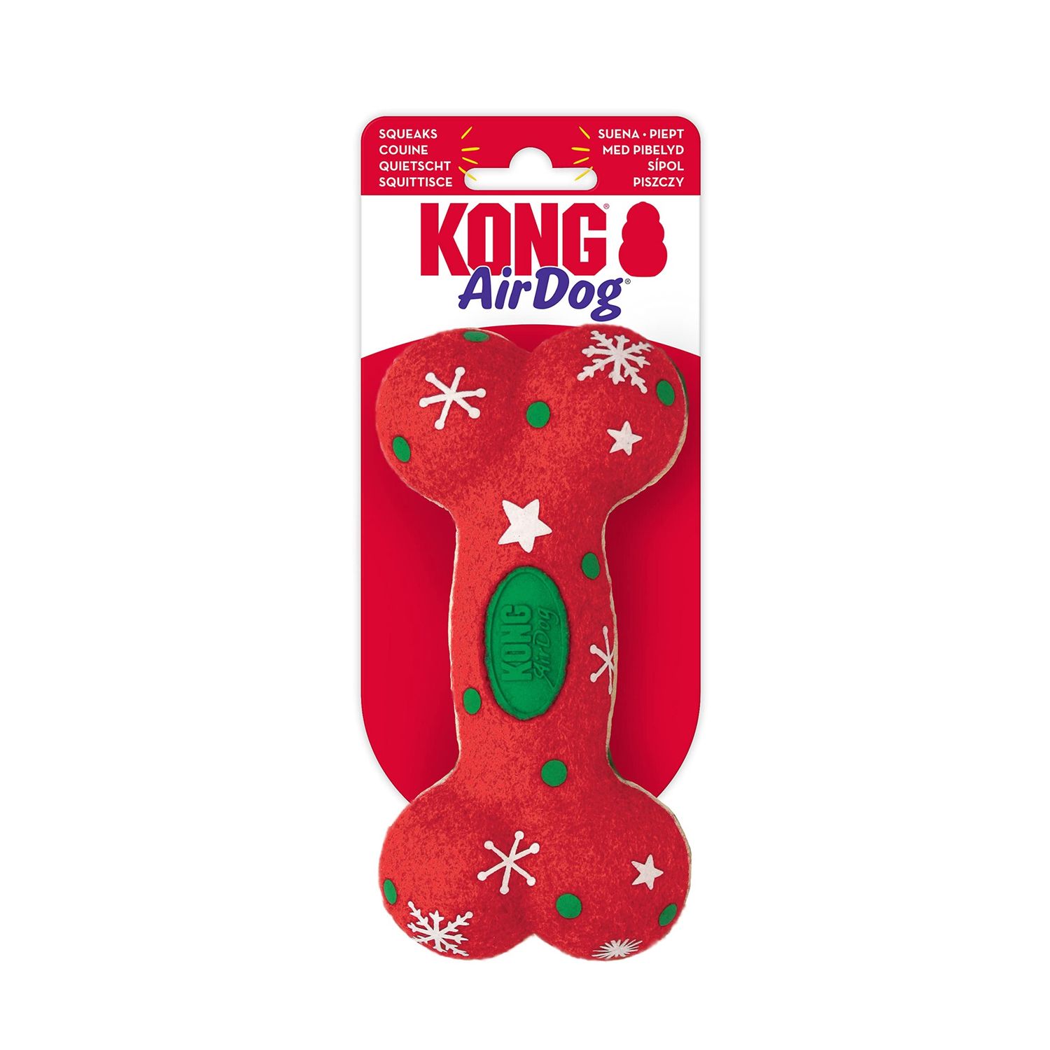 KONG HOLIDAY AIRDOG SQUEAK BONE MED
