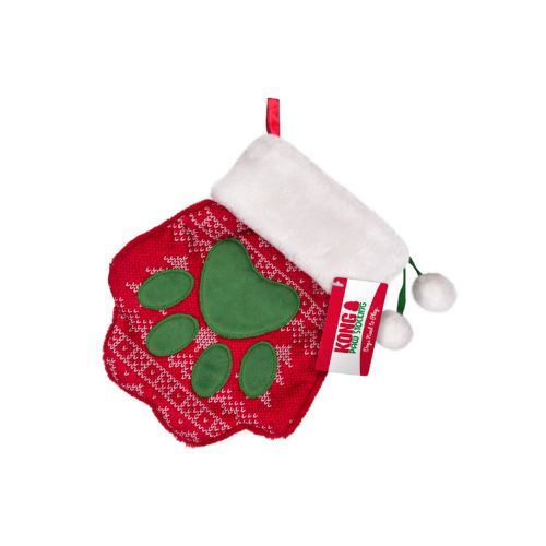 KONG HOLIDAY STOCKING PAW LG