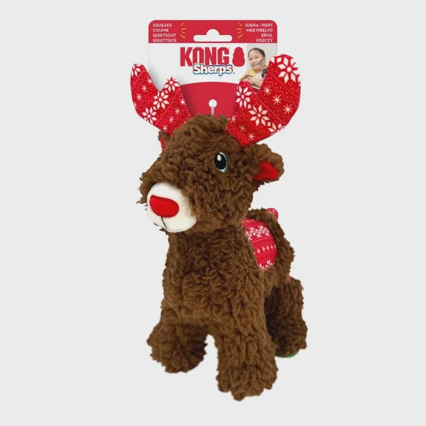 KONG HOLIDAY SHERP REINDEER MED