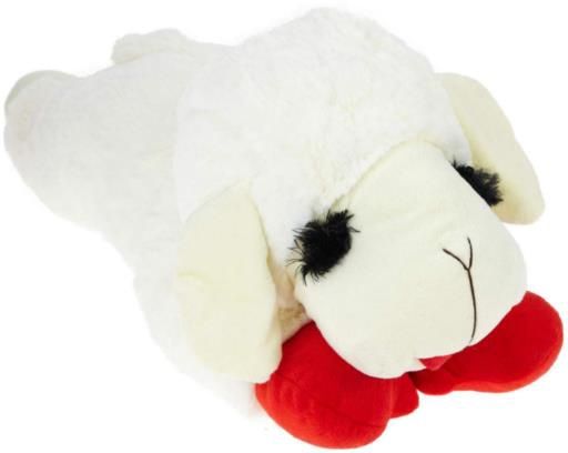 Multipet Lamb Chop Plush Squeak Toy Jumbo 24&quot;