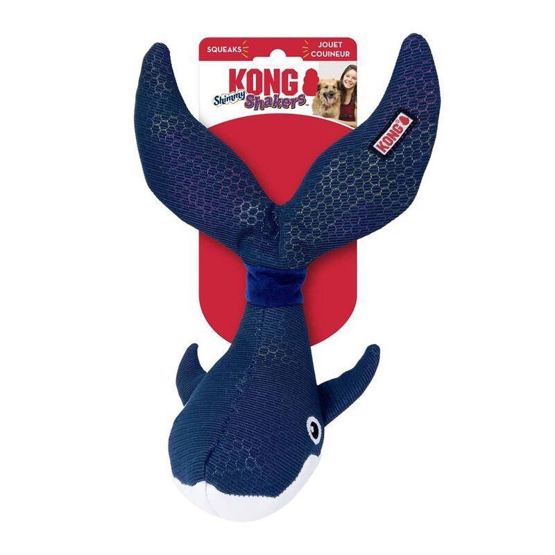 Kong Shakers Shimmy Whale Dog Toy Medium