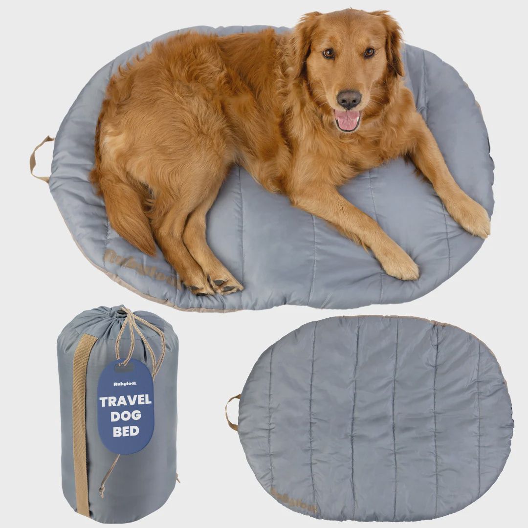 Travel Dog Bed - Foggy Trail Grey