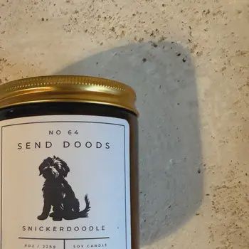 Send Doods Snickerdoodle 8oz Candle