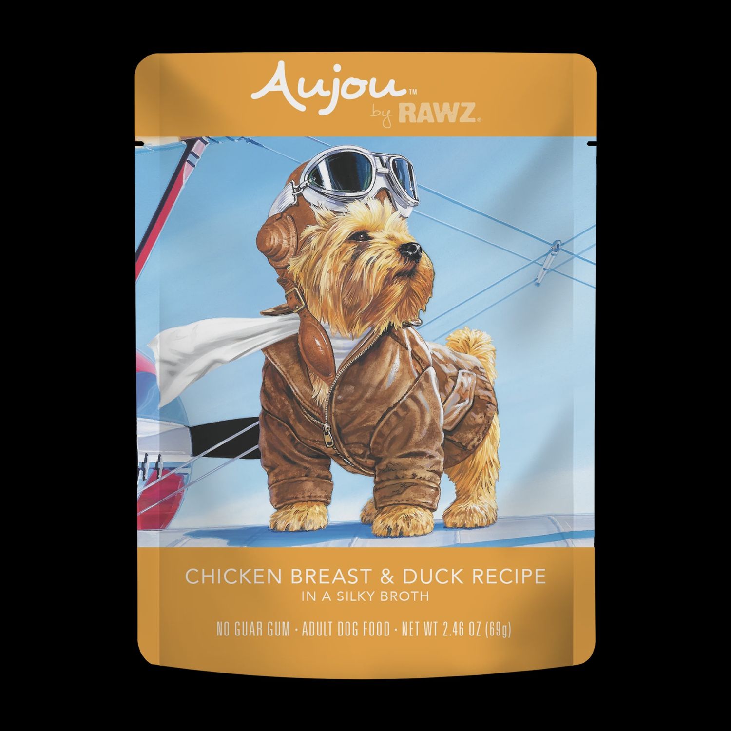 RAWZ Chicken Breast &amp; Duck Pouch 2.46 OZ