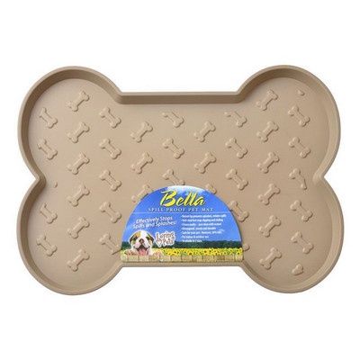 Loving Pets Bella Spill Proof Dog Mat Tan Large