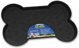 Loving Pets Bella Spill Proof Dog Mat Black Small