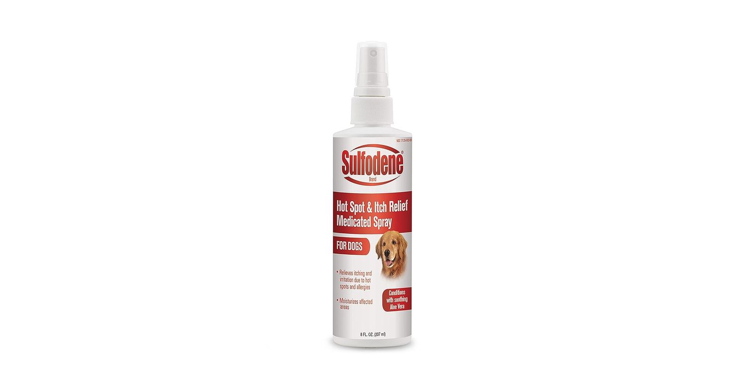 Sulfodene Medicated Hot Spot &amp; Itch Relief Spray for Dogs