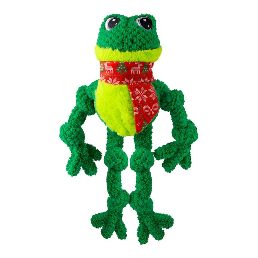 KONG DOG HOLIDAY KNOTS FROG LARGE / XLARGE