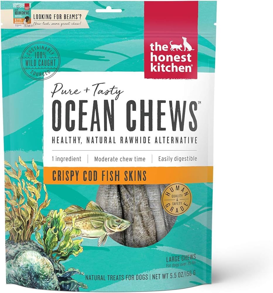 HONEST KITCHEN OCEAN CHEWS COD SKIN 2.75OZ