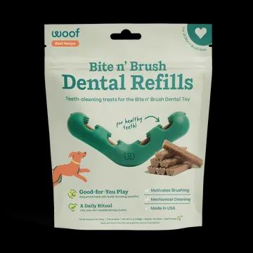 Bite N' Brush Dental Refills Beef