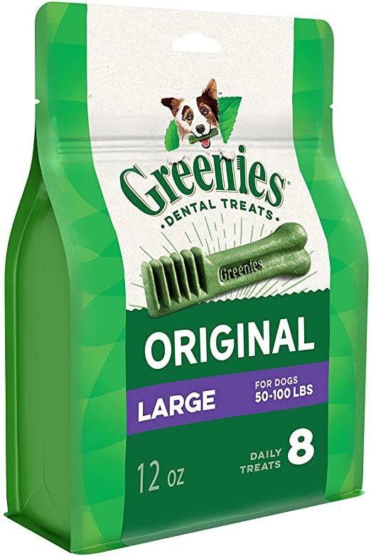 GREENIES 12OZ LARGE CANINE DENTAL TREATS