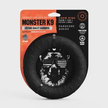 Black Chew Ring - Heavy Duty