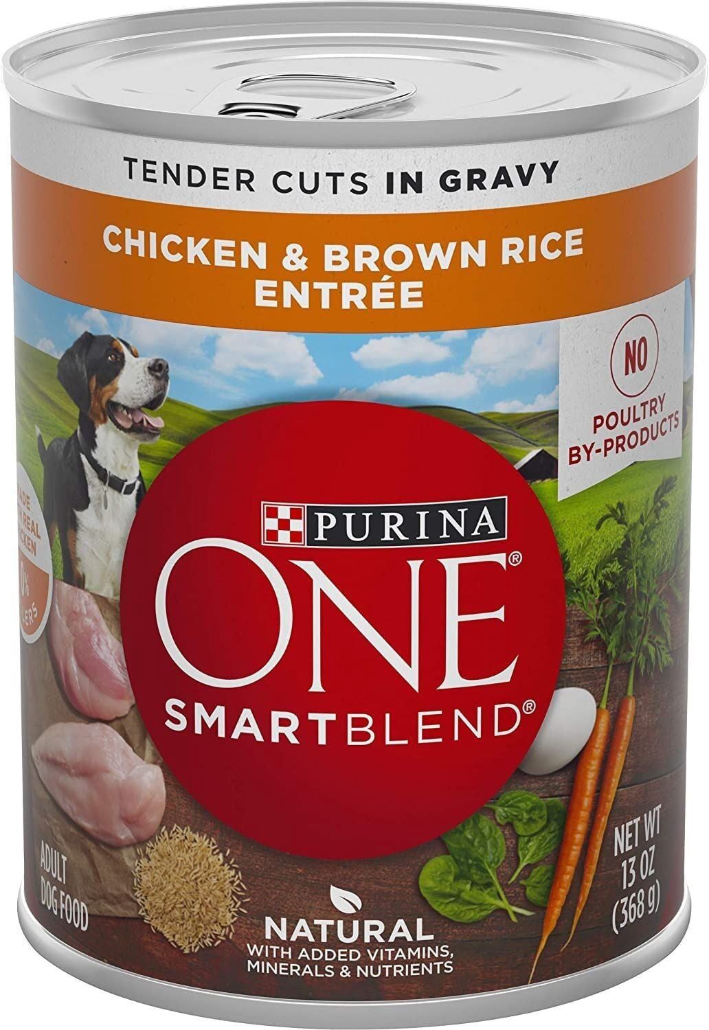 SmartBlend Tender Cuts Chicken &amp; Brown Rice in Gravy 13OZ