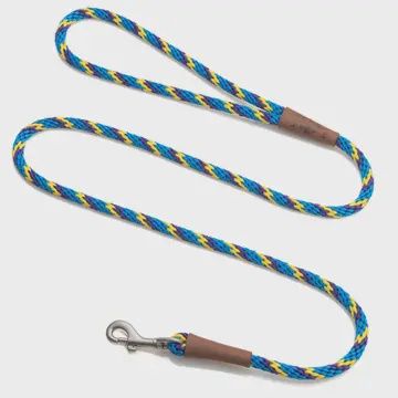 Small Snap Leash - 3/8" X 6' TriColor - Sunset