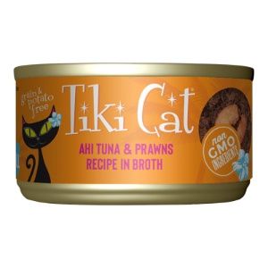 TIKI PETS CAT GRILL AHI TUNA &amp; PRAWNS 2.8OZ