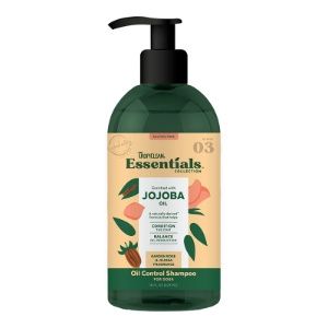 TROPICLEAN ESSENTIALS DOG JOJOBA OIL SHAMPOO 16OZ