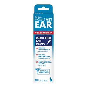 TROPICLEAN HOMEVET DOG MEDICATED EAR DROPS 2OZ