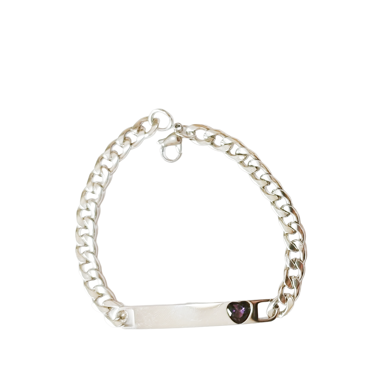 Stainless Steel Cubic Zirconia Bracelet