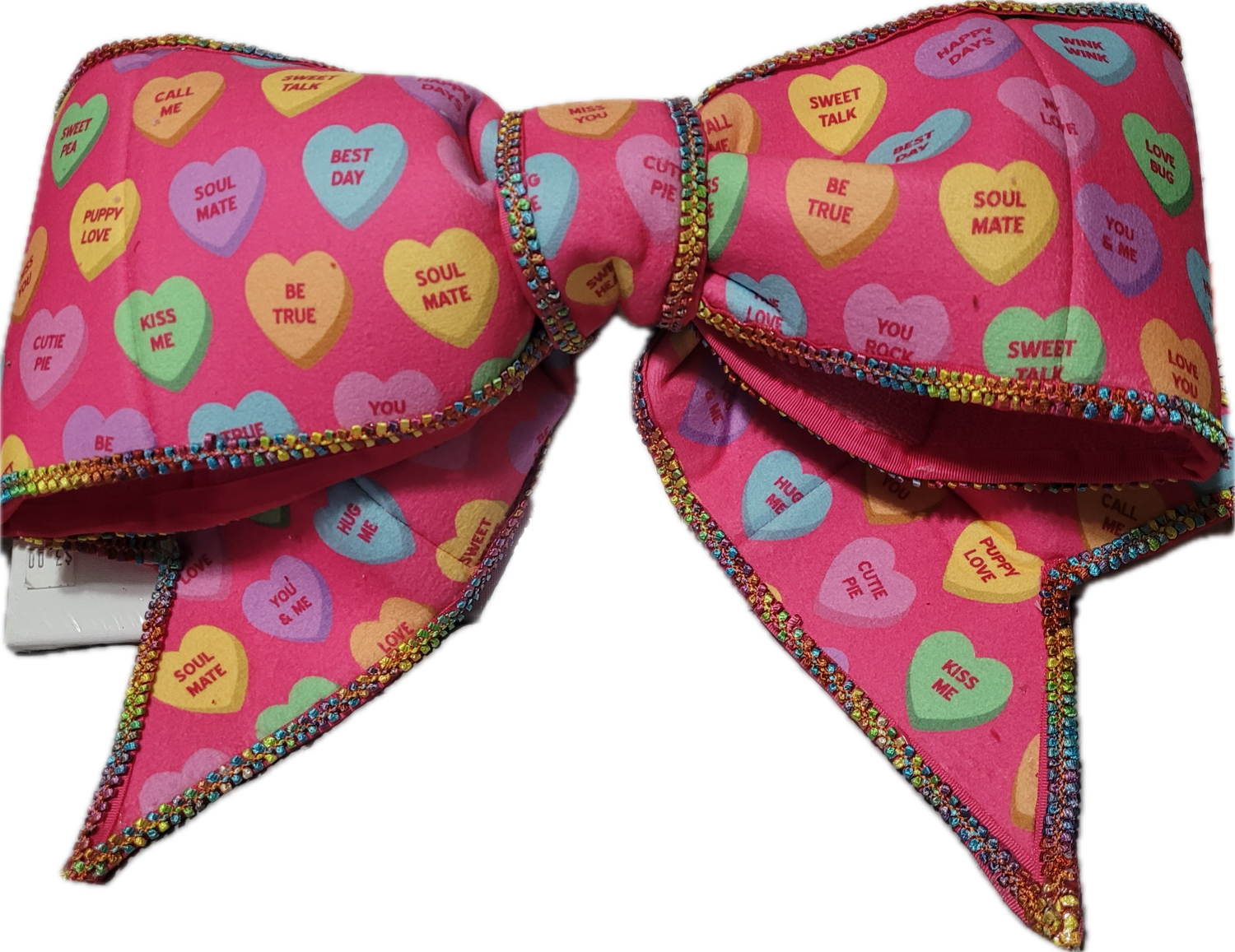 Candy Heart Whimsy Bow